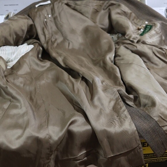 Lauren Ralph Lauren Lord & Taylor Wool Tweed Sport Coat 100& Wool 48R - Picture 8 of 15